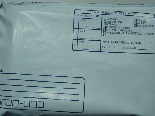 Envelope de plástico de segurança