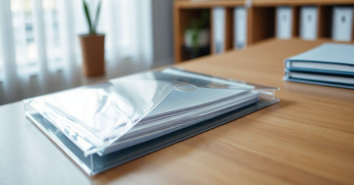 Envelope Plástico Documento: Organize Com Estilo