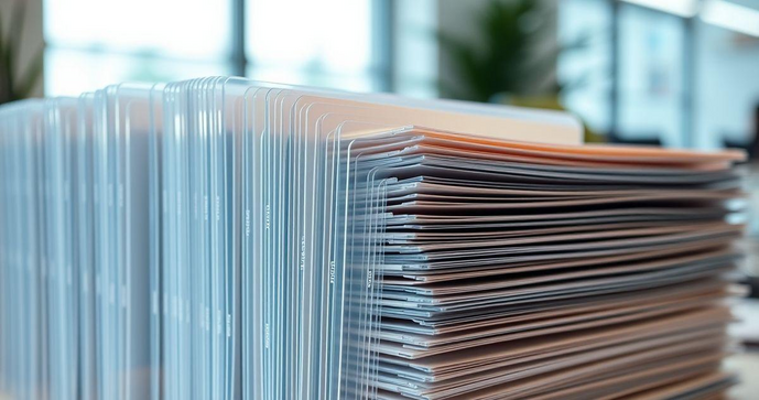 Envelope plástico para arquivo: Organize Seu Material