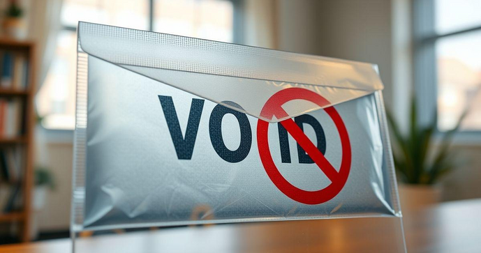 Envelope segurança plástico VOID é a melhor escolha para proteger seus documentos