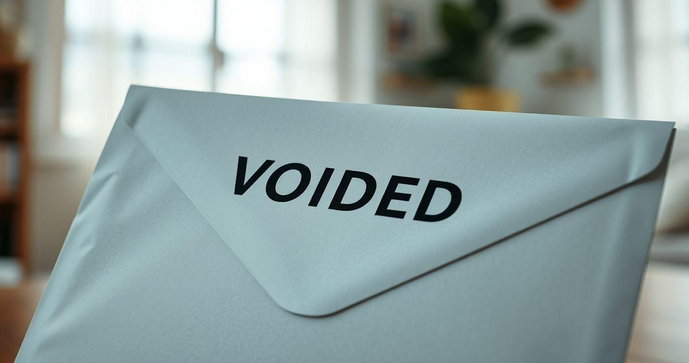 Envelope tipo VOIDED como solução segura para envio